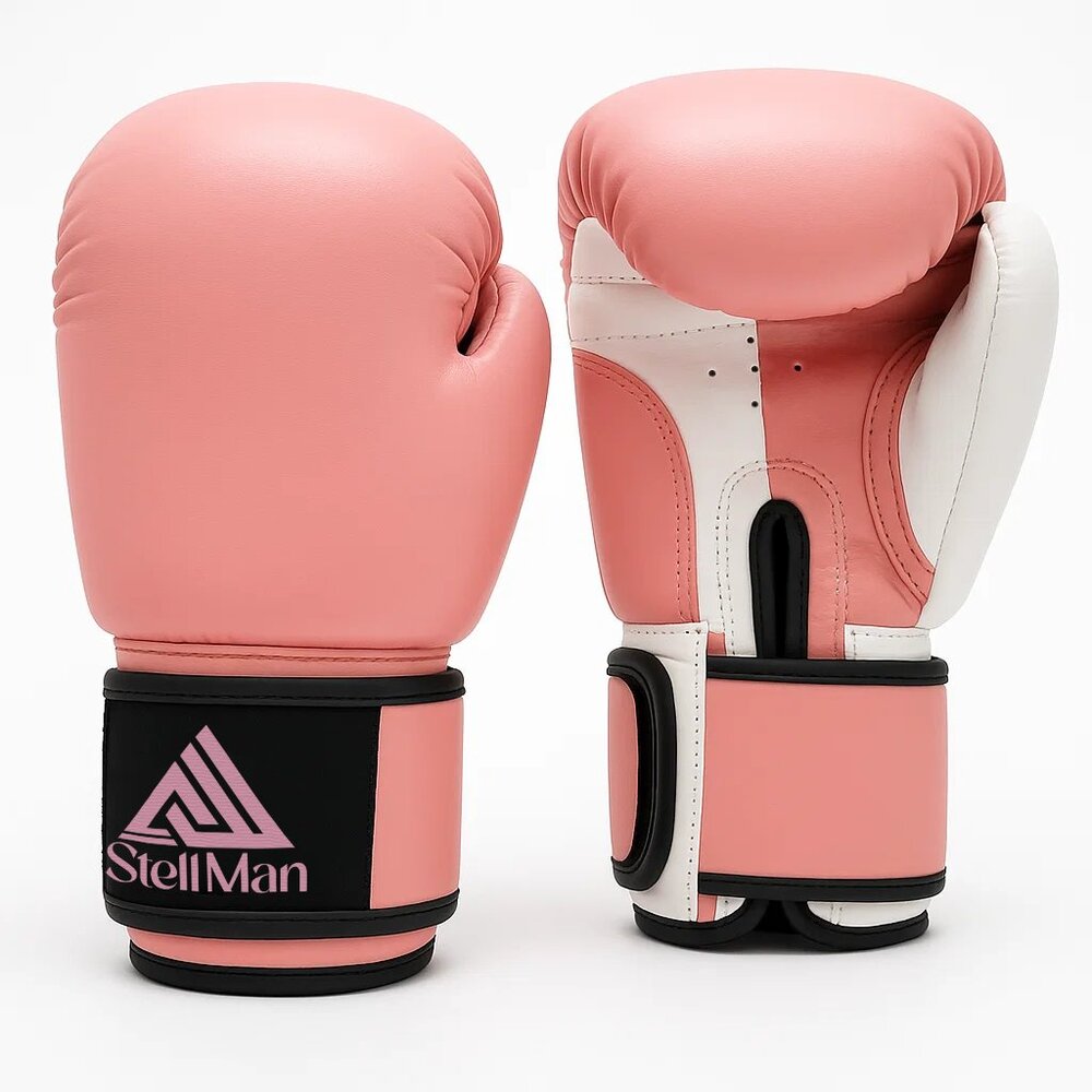 Stellman Elite Evo Boxing Gloves Dual Tone Professional Training Fight Gear NEW